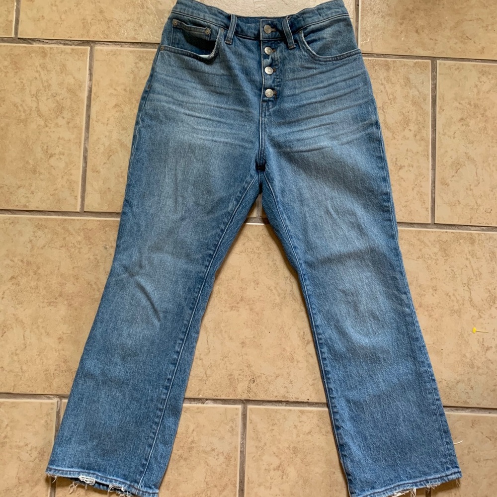 Madewell Cali-Demi Boot Button-fly Jeans